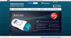 Desktop Screenshot of fotodepilacion-luz-pulsada.com